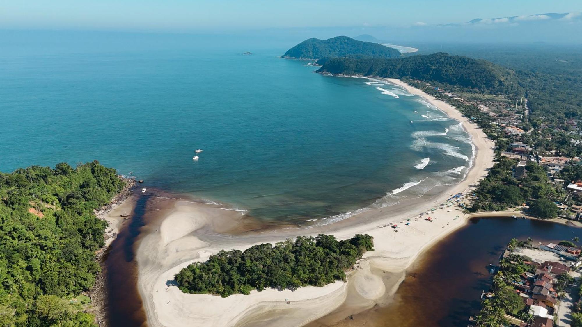 Casa Una A Beira Rio - Barra Do Una - 450M Da Praia Βίλα Sao Sebastiao  Εξωτερικό φωτογραφία