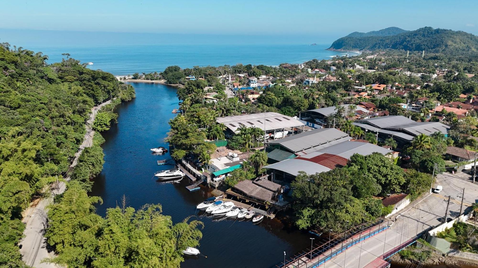 Casa Una A Beira Rio - Barra Do Una - 450M Da Praia Βίλα Sao Sebastiao  Εξωτερικό φωτογραφία