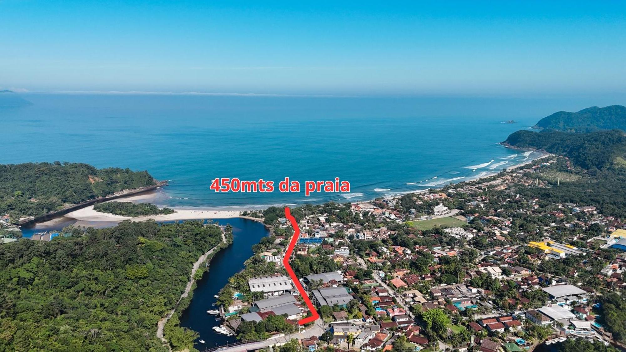 Casa Una A Beira Rio - Barra Do Una - 450M Da Praia Βίλα Sao Sebastiao  Εξωτερικό φωτογραφία